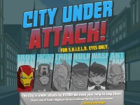 Игра Мстители - город под атакой Игра Мстители - город под атакой